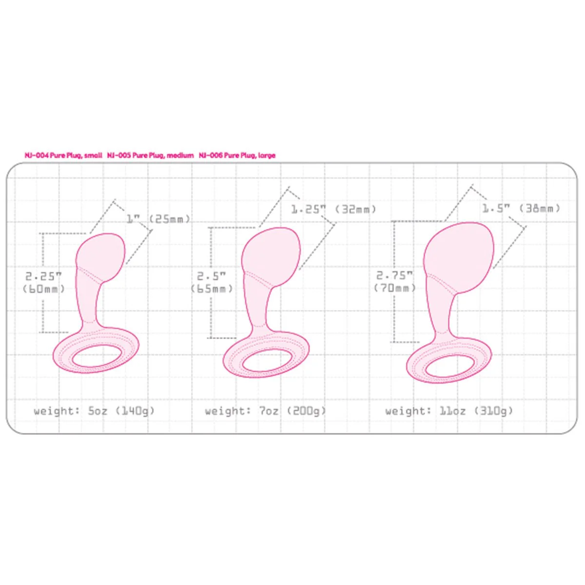 Njoy Pure Plug Stainless Steel Butt Plug - Image 3